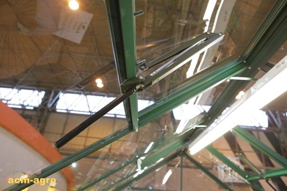acm ALUMINUM GREENHOUSE 5 m2 POPULAR SILVER GLASS 1,93 X 2,57 M Product weight with unit packaging 300 kg