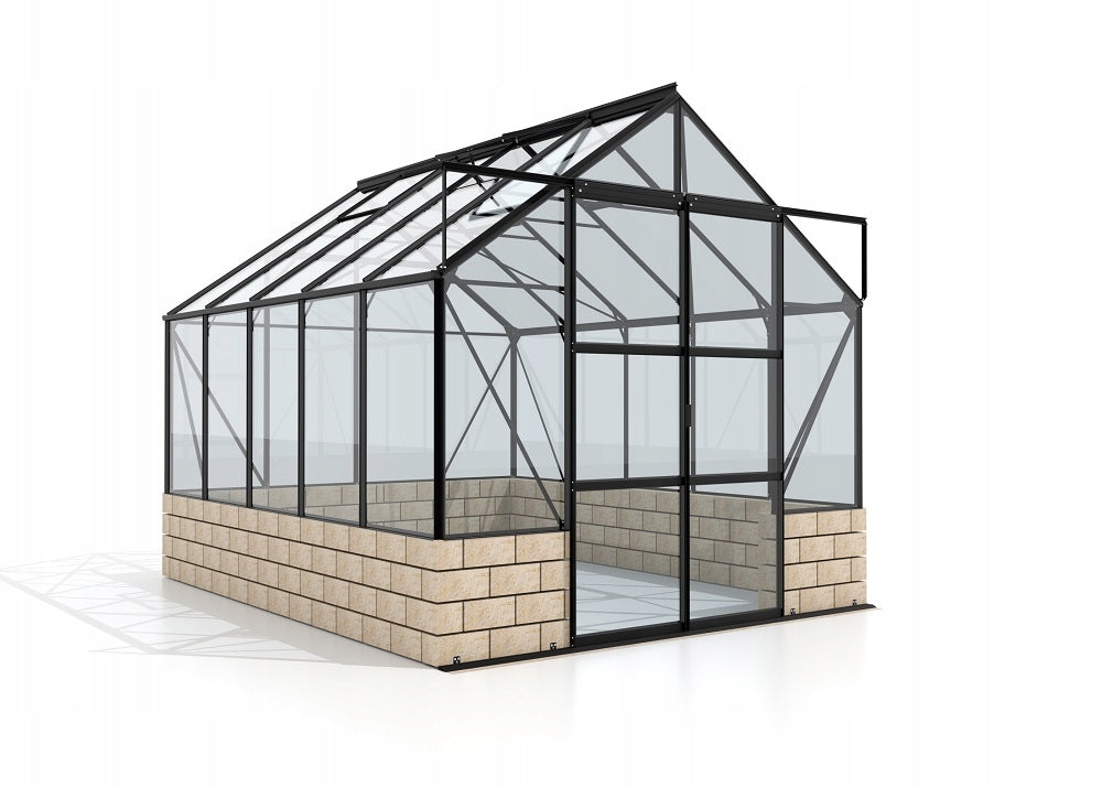 acm Cassandra Greenhouse 11500 (11,5 m2; 2,57 x 4,48 m) + tempered glass Product height 2.49 cm