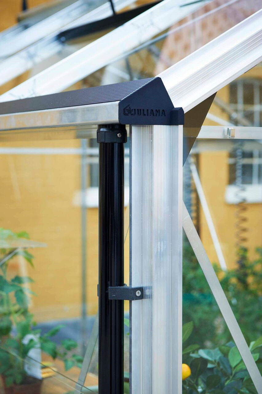 acm GREENHOUSE ON THE FOUNDATION PREMIUM 13M2 JULIANA aluminium tempered glass Packaging status original