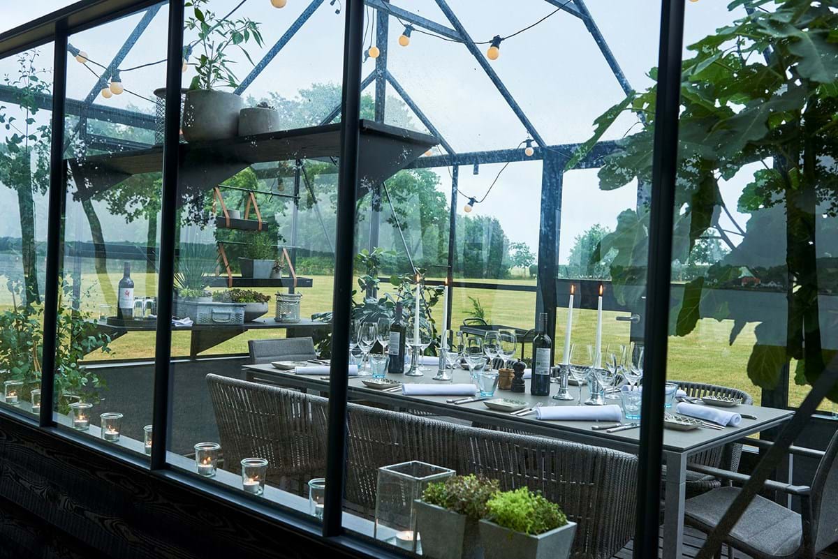 acm GREENHOUSE ORANGERY WINTER GARDEN GRAND 18,8 m2 on the foundation Manufacturer Juliana