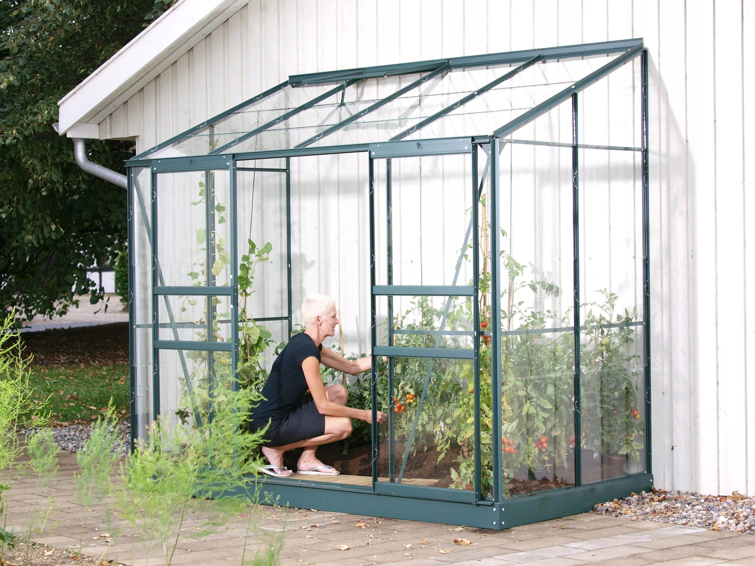 acm Greenhouse Ida 3300 green (3,3 m2; 1,3 x 2,57 m) + base