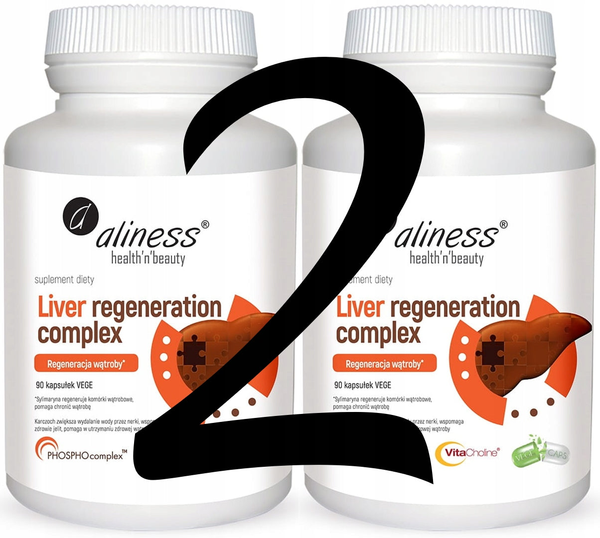 aliness - Liver Regeneration Complex | SILIMARINA liver | 2x 90 caps.