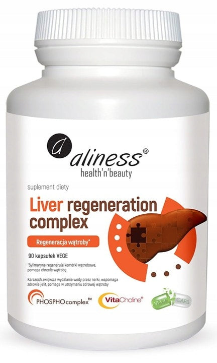 aliness - Liver Regeneration Complex | milk thistle SILIMARINA liver | 90 k.