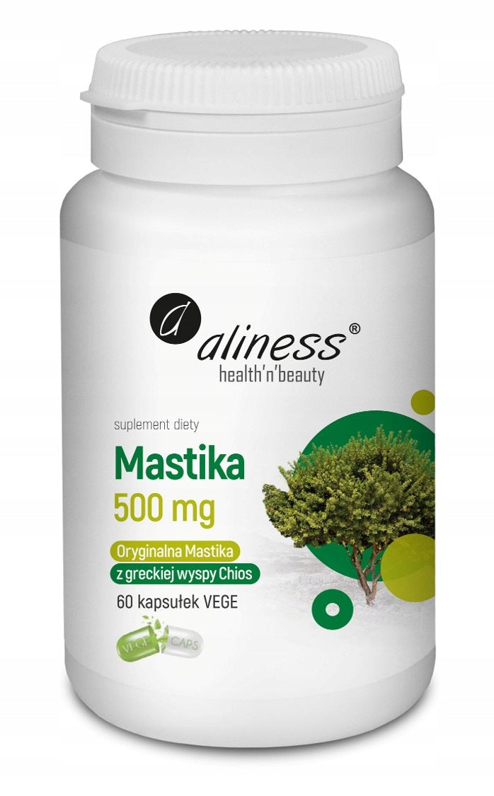 aliness - MASTIKA | Helicobacter Pylori stomach ulcers | 500mg x 60caps x2