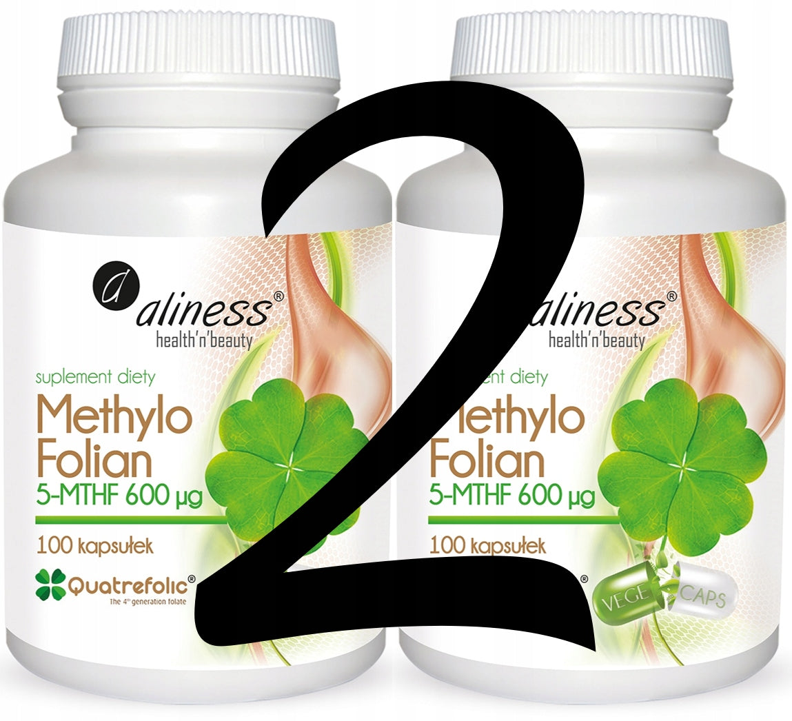 aliness - Methylo Folian 5-MTHF 600 mcg | folic acid | pregnancy | 2x 100 k.