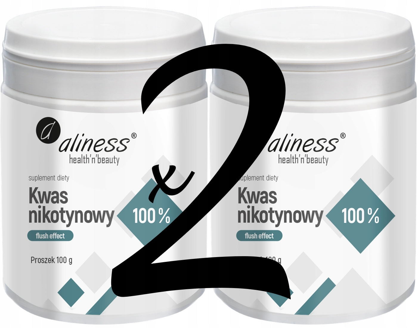 aliness - Niacin / nicotinic acid / vitamin B3 PP Skin Mind | 100 g x2