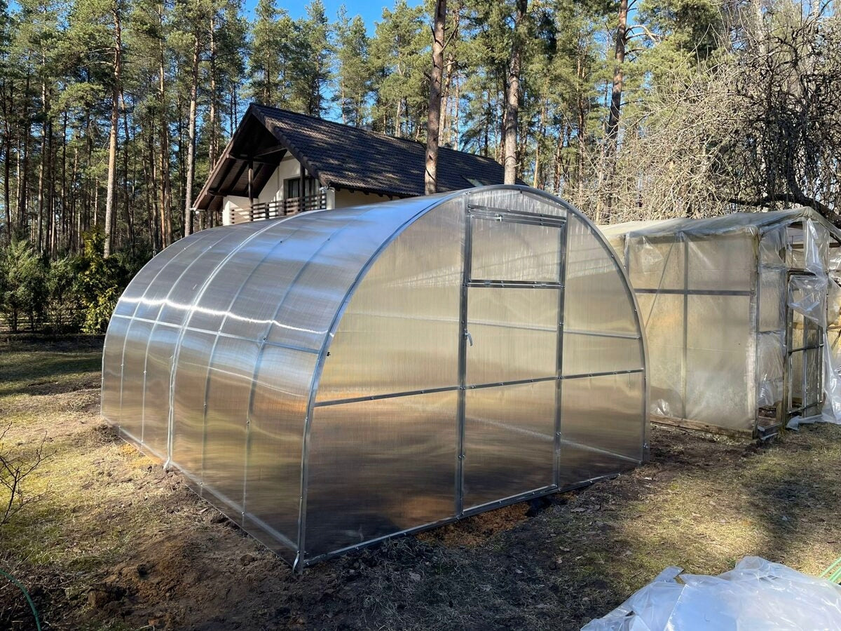 Polikarbonatinis šiltnamis 3x6 m, 40x20 mm profiliai, 4 mm, PROFESSIONAL LUX