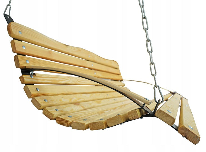 beautiful DURABLE garden swing seat wooden NATURAL Manufacturer HERBORG
