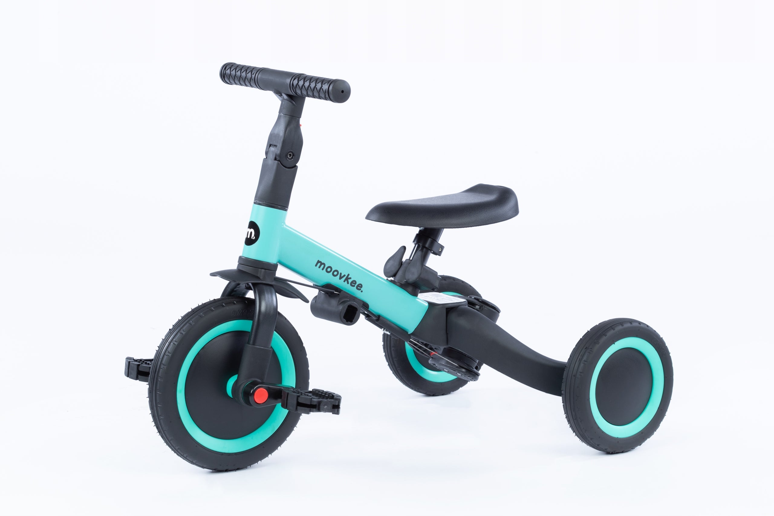 bike 6in1 MOOVKEE running / 3wheel + handle Color black blue