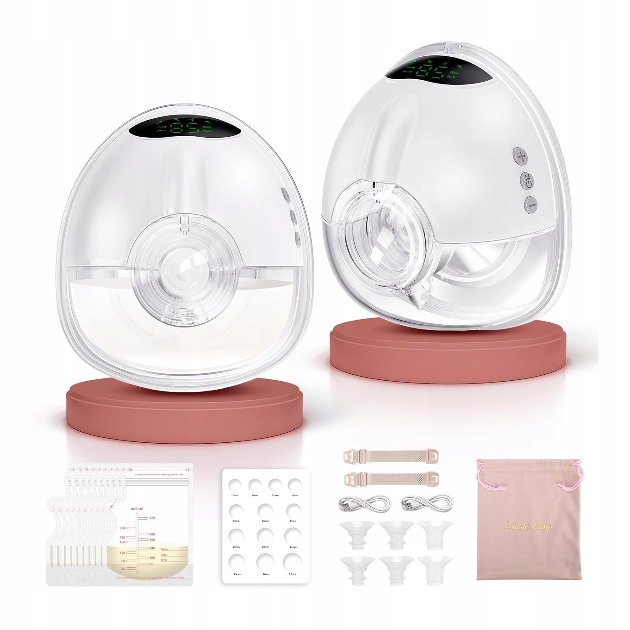 breast pump electric food extractor portable quiet battery powered
