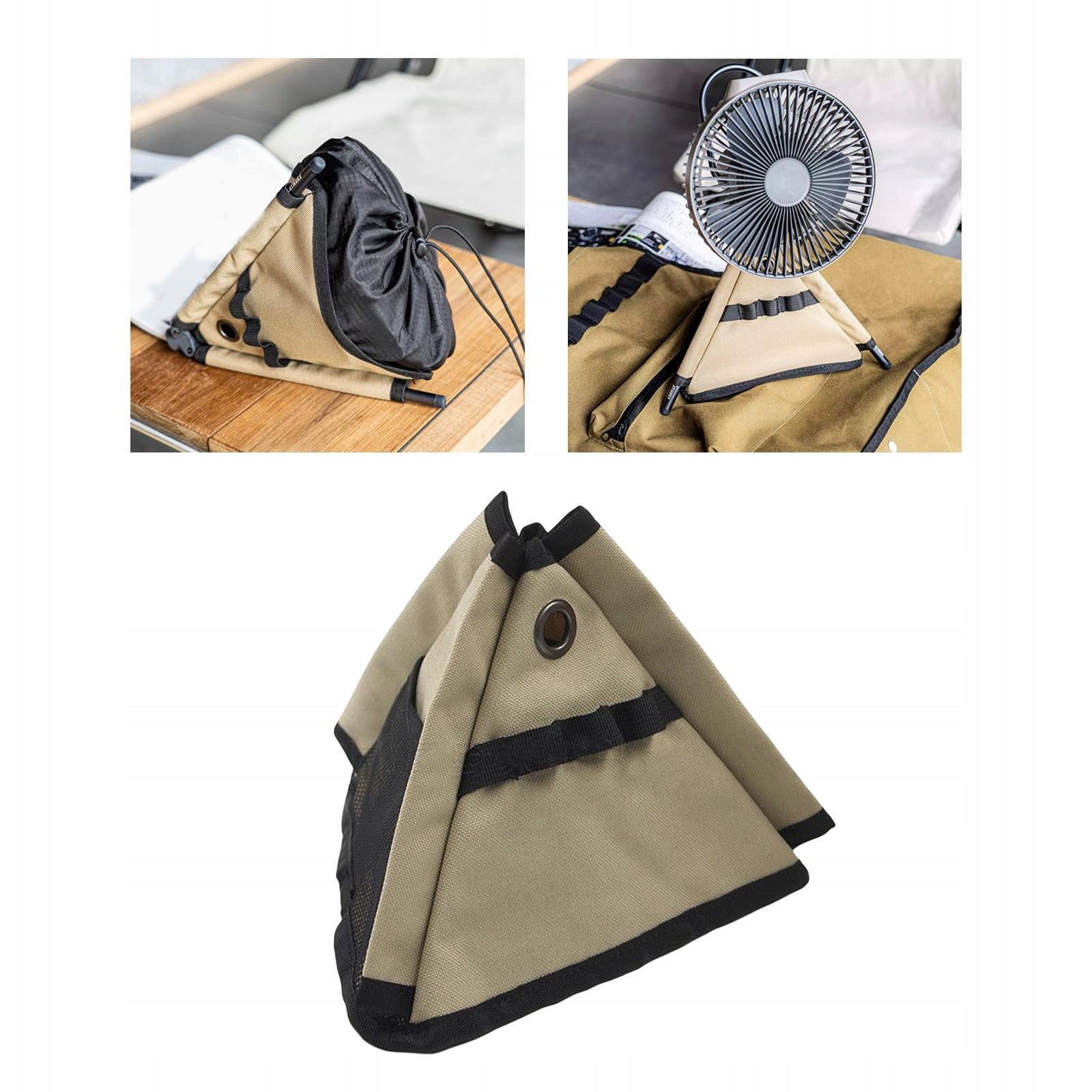 camping fan tripod with bag storage bag Khaki Manufacturer code perkf-66037965