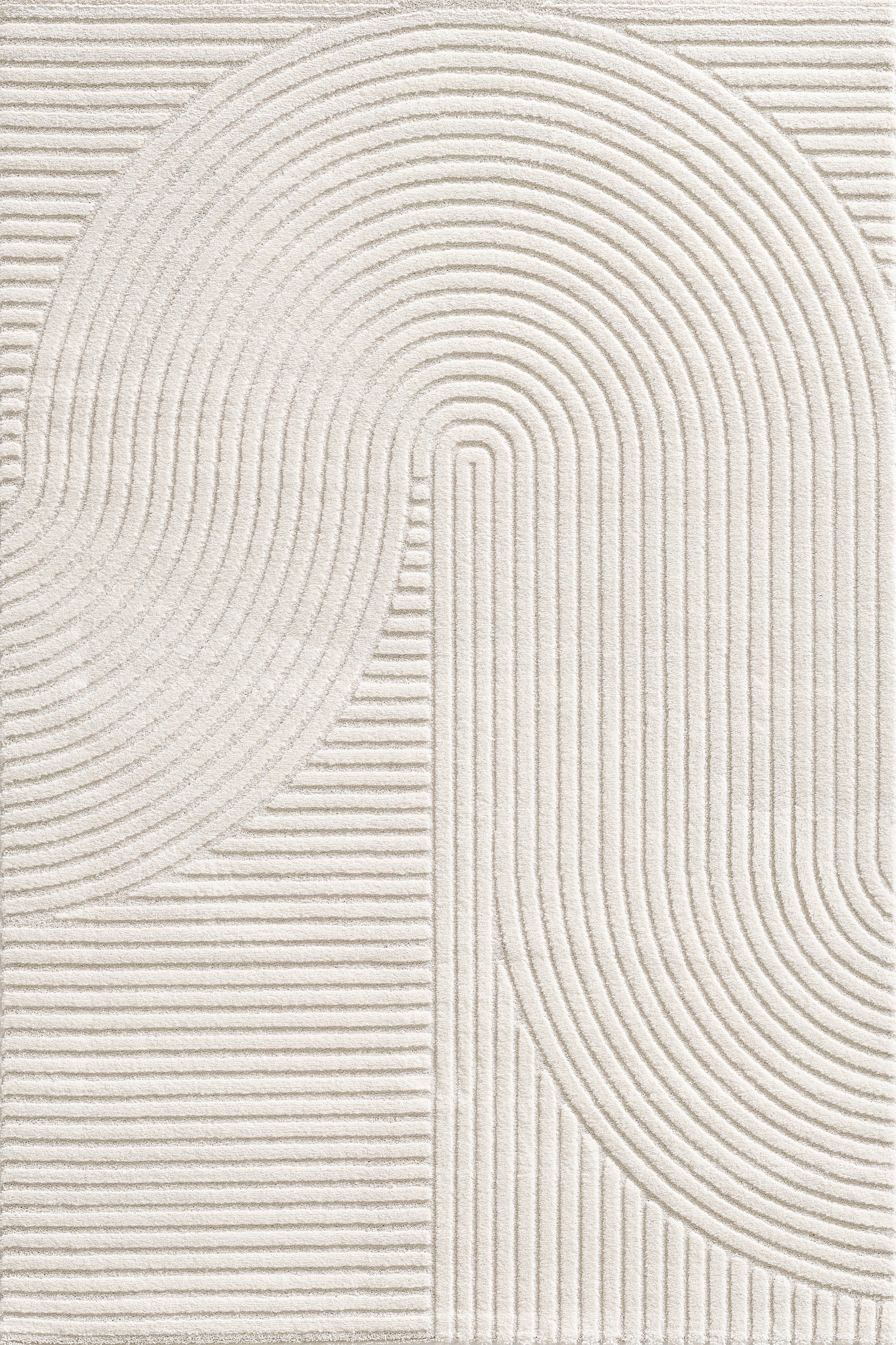 carpet modern 3D short hair Everest the carpet cream 240x340