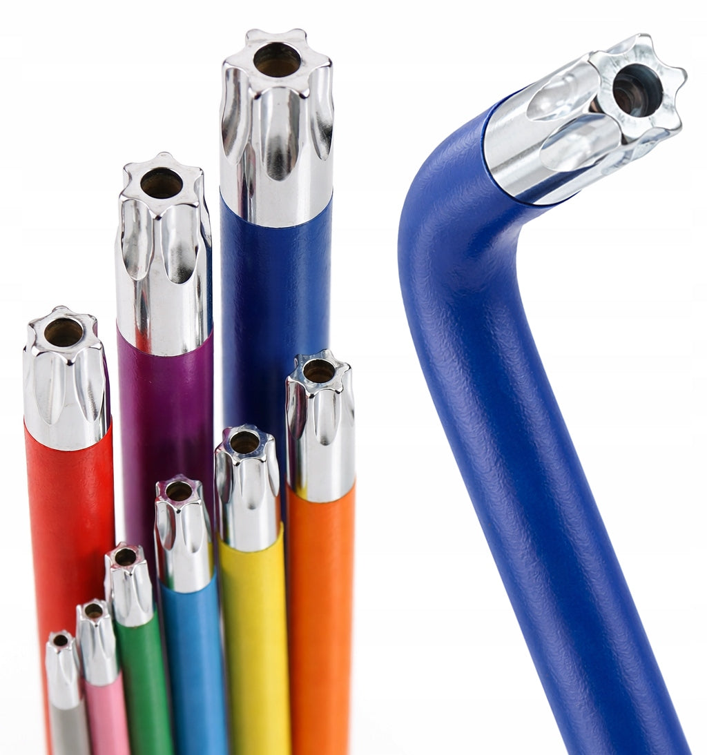 Raktų TORX rinkinys T10–T50, 9 vnt.