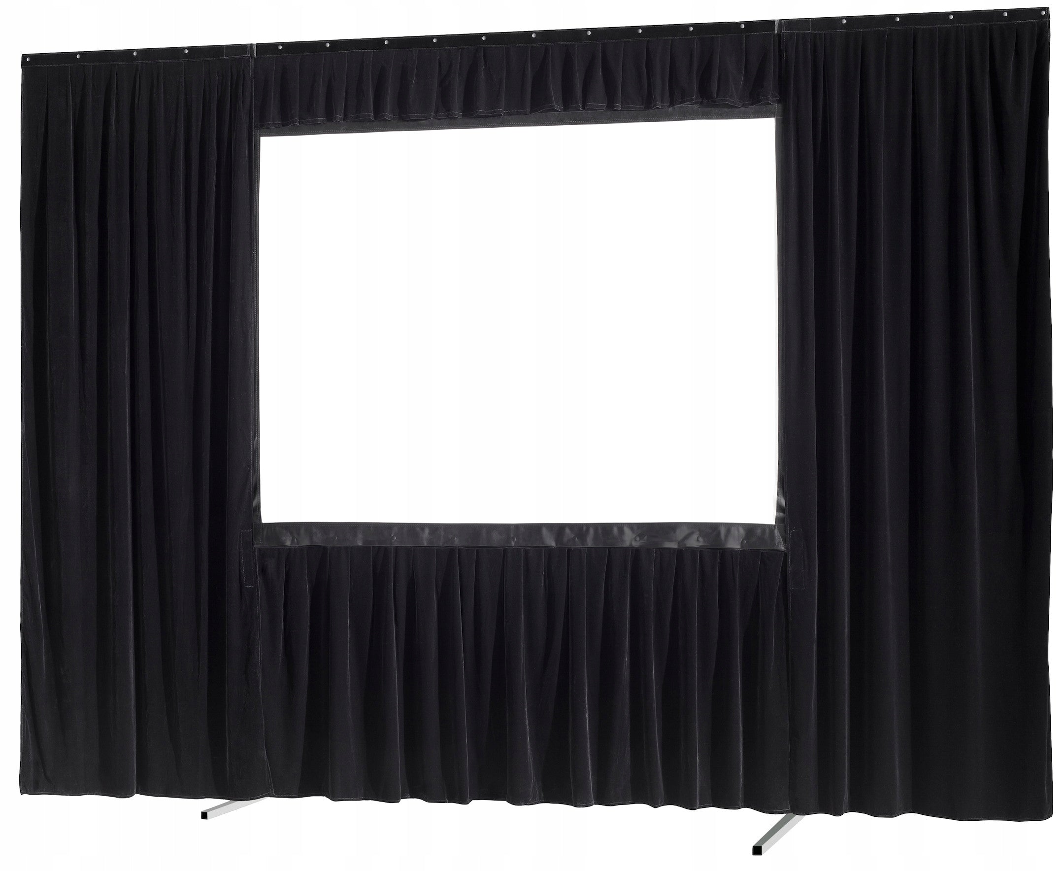 celexon 4-sided curtain set for Mobile Expert 203 x 127 frame screen