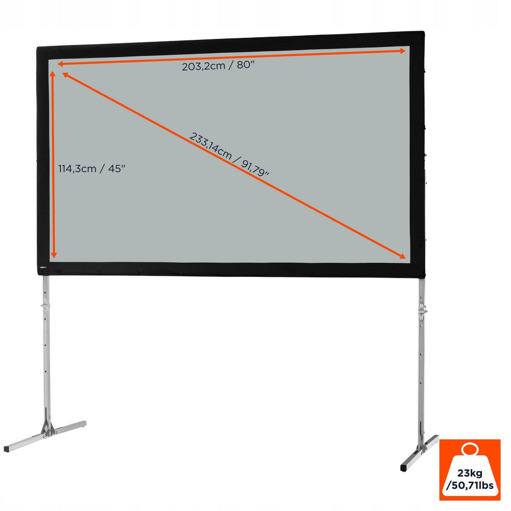 celexon Mobile Expert 203 x 114 cm frame projection screen - for rear Model Mobile Expert 203x114