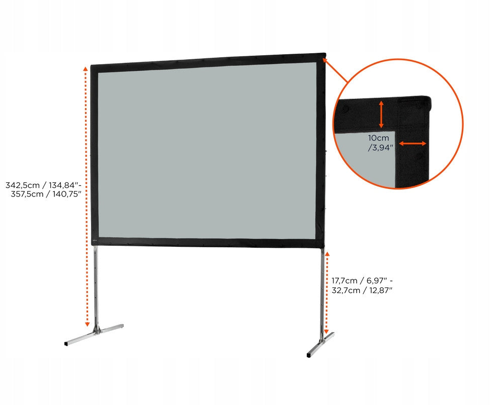 celexon Mobile Expert 406 x 305 cm frame projection screen - for rear Brand Celexon