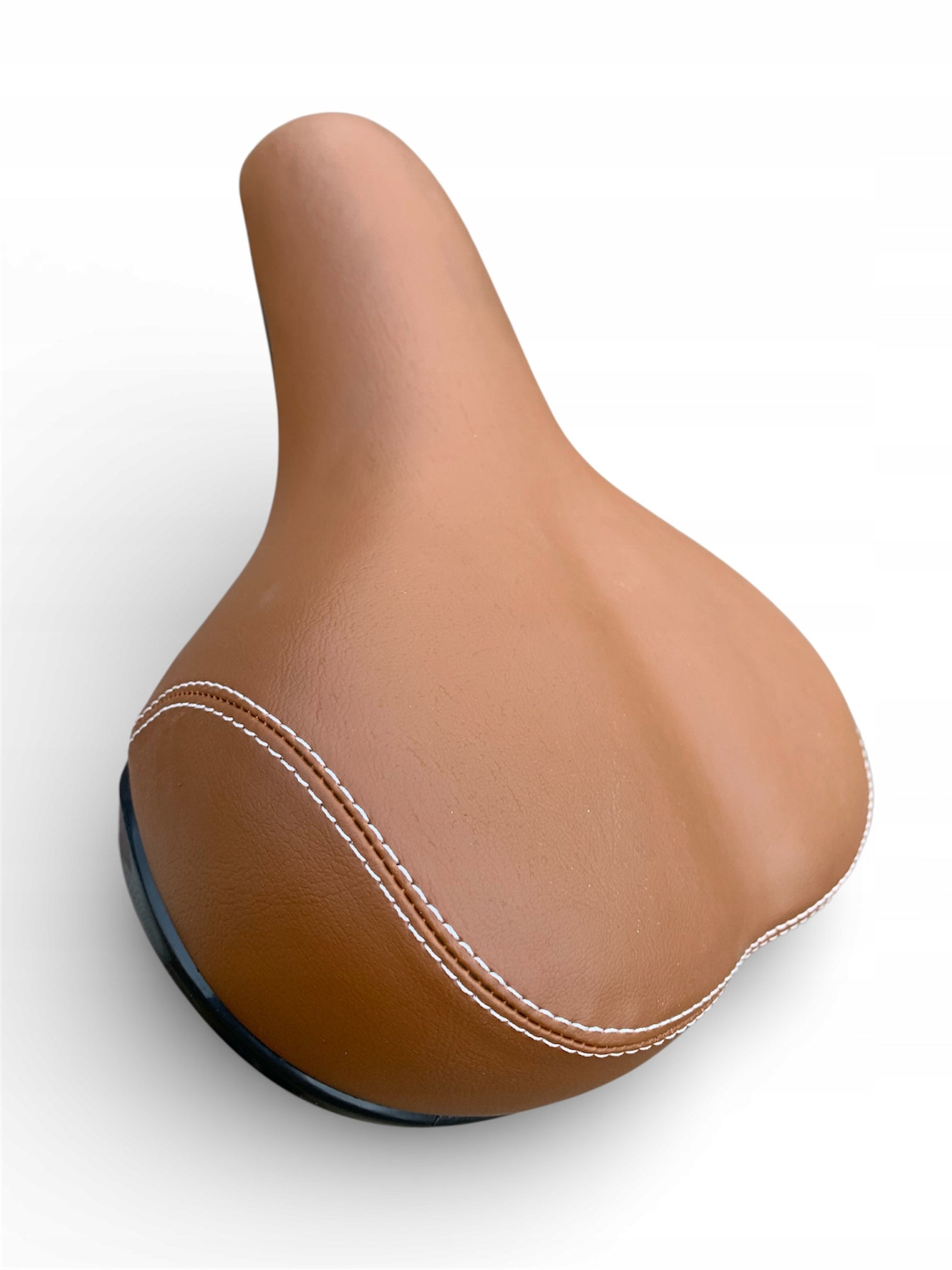 comfortable soft bicycle saddle brown urban universal for women