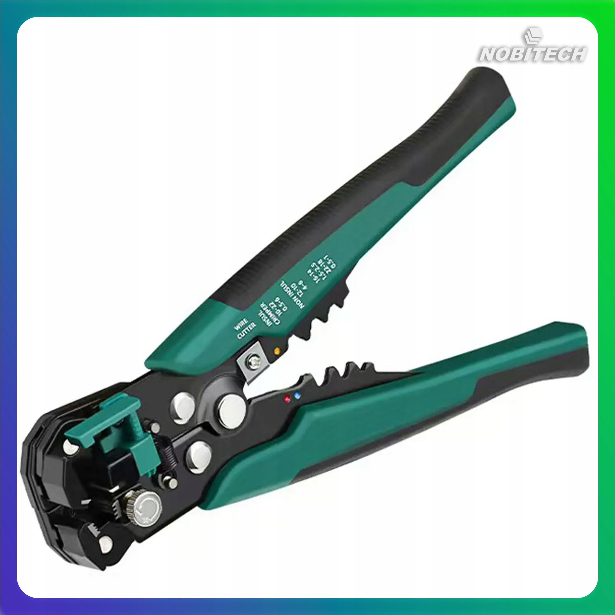 Automatinės izoliacijos nuėmimo ir vielos kirpimo replės, 0,2–6 mm