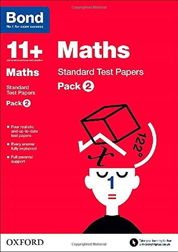 Bond 11plus: Maths: Standard Test Papers: Pack 2, Pack 2