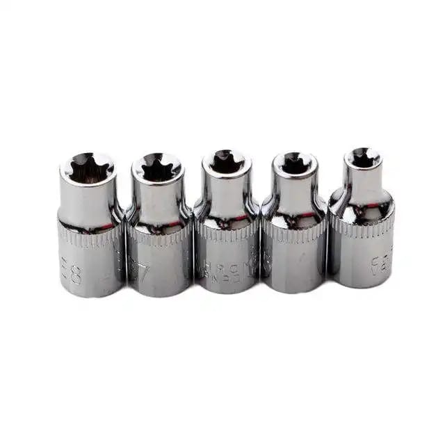 Torx galvučių rinkinys, 14 vnt., E4–E24