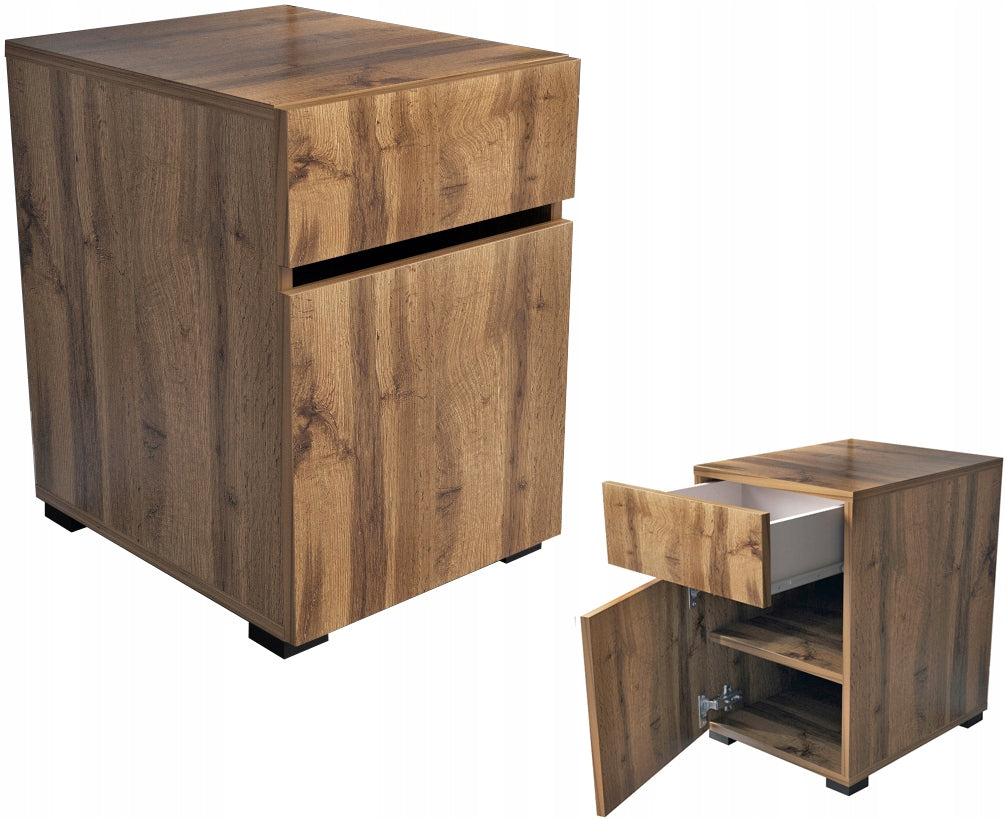 desk container 40 oak wotan filing cabinet printer 40cm