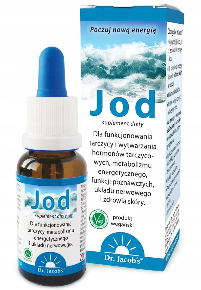 dr Jacobs LIQUID IODINE 150mcg drops 20ml THYROID