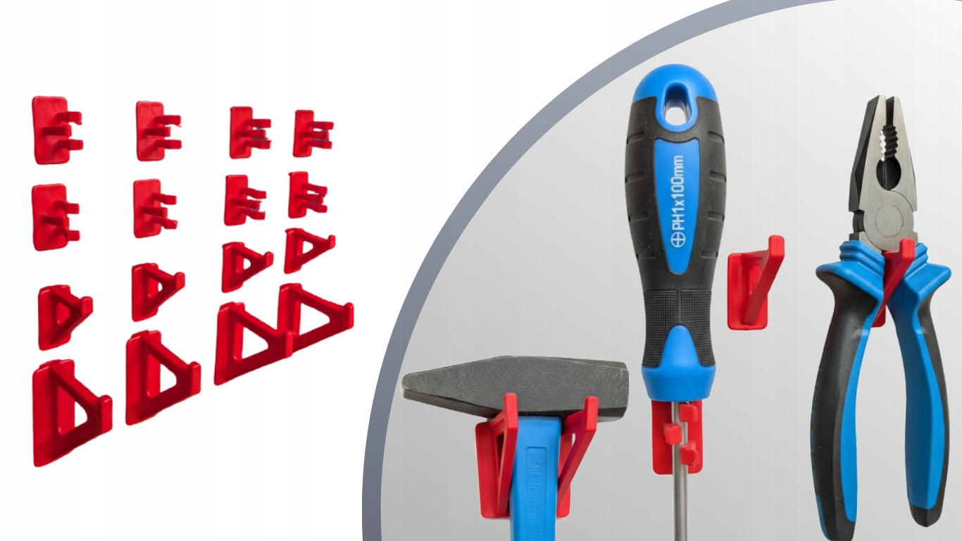 Workshop tool board TABLICO 271x117cm stickers cuvette hangers