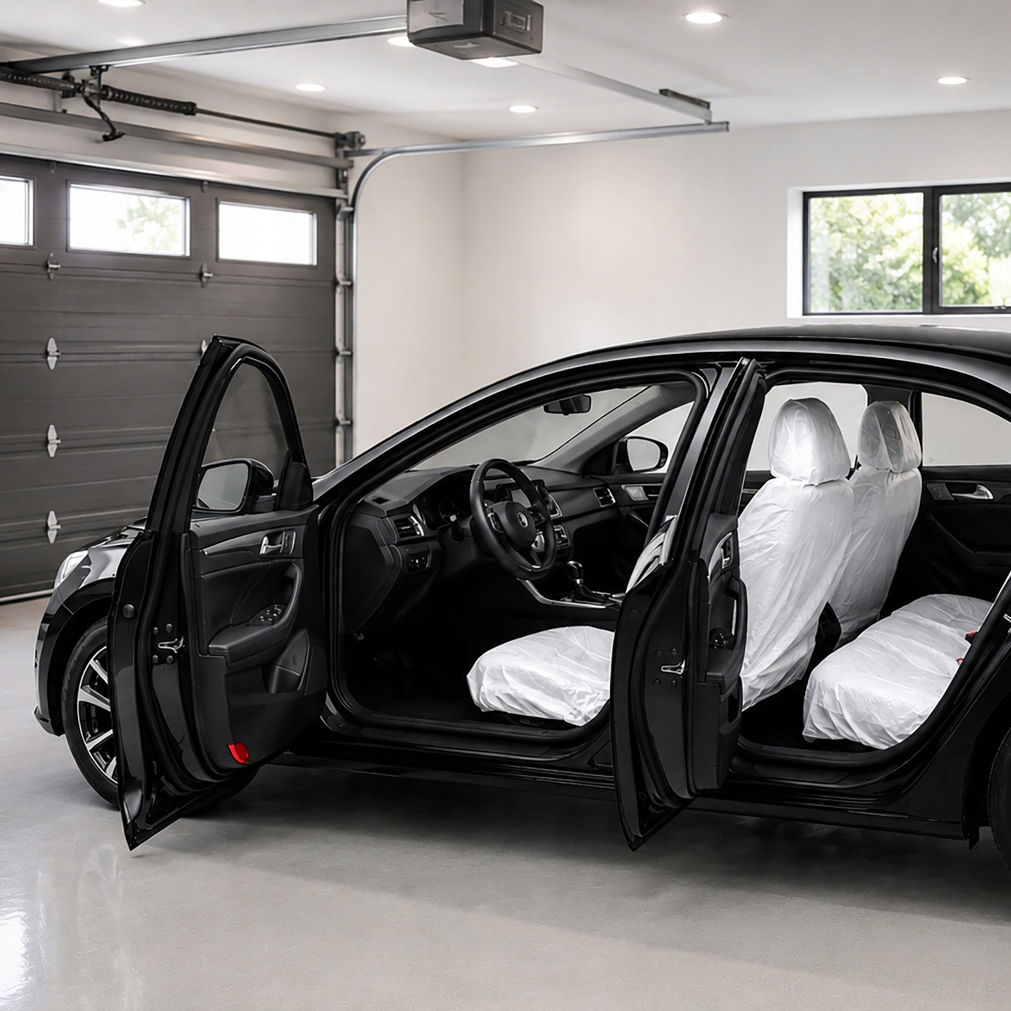 Automobilių sėdynių apsauginiai folijos užvalkalai, 50 vnt.