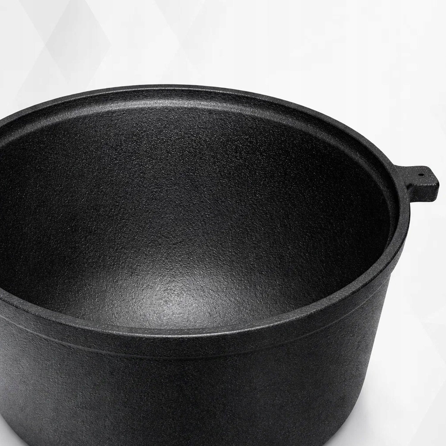Ketaus puodas, 8 l, troškiniams ir kepsniams ant židinio ar grotelių