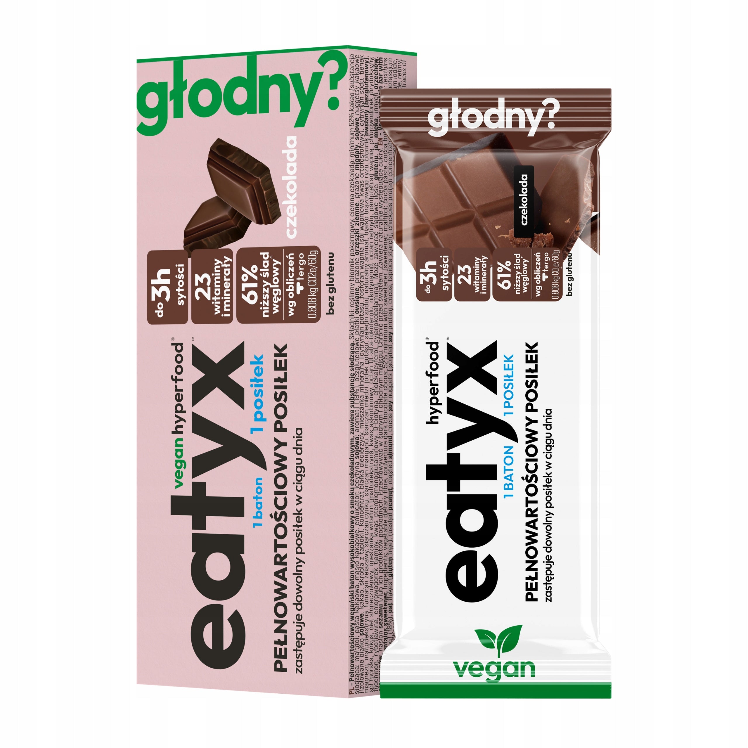 eatyx Bar meal Ready dish in the form of a protein bar Chocolate lf EAN (GTIN) 5905741547546