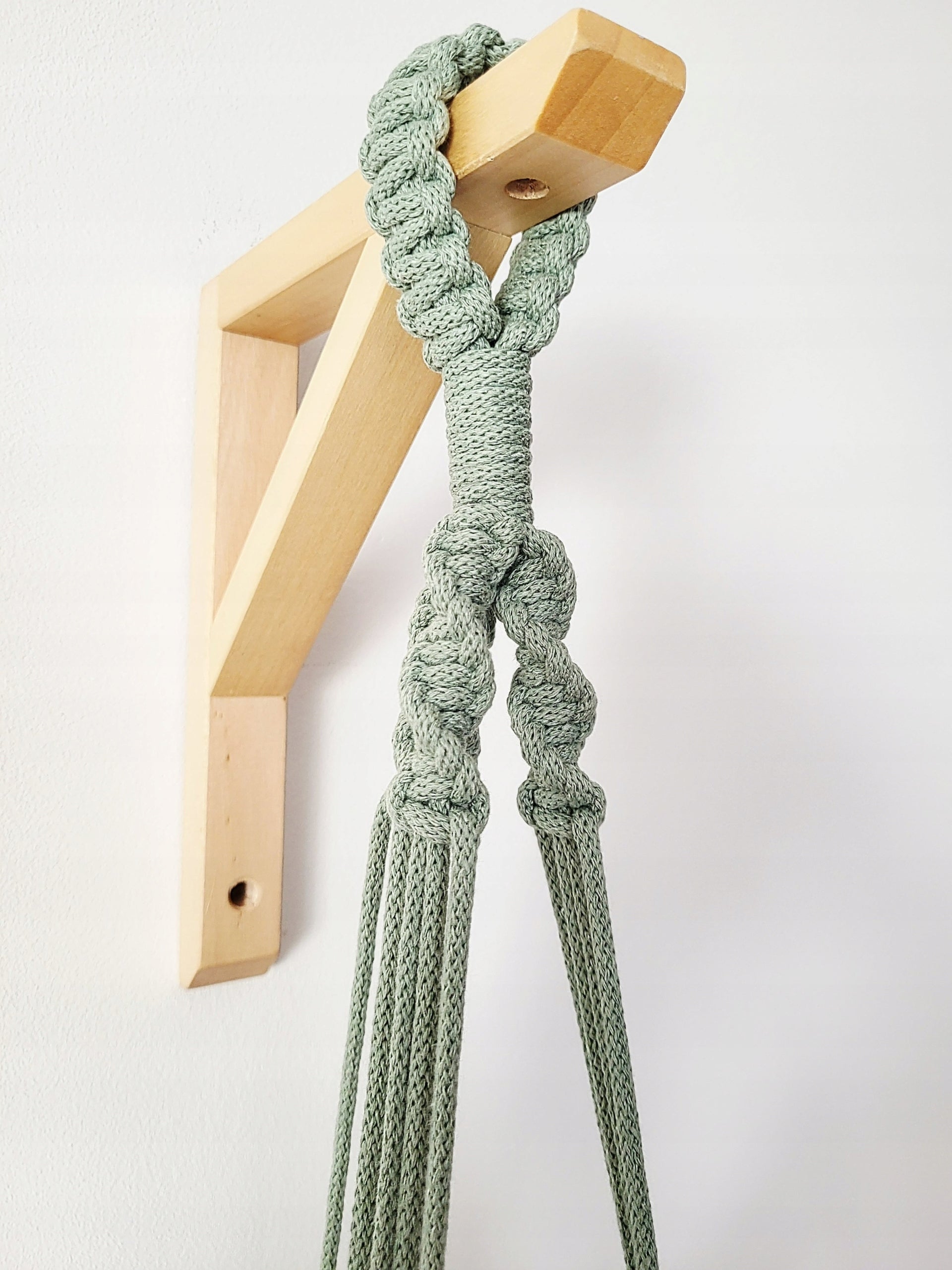 Virvelinė macrame vazonų pakaba, tvirta, įvairių spalvų