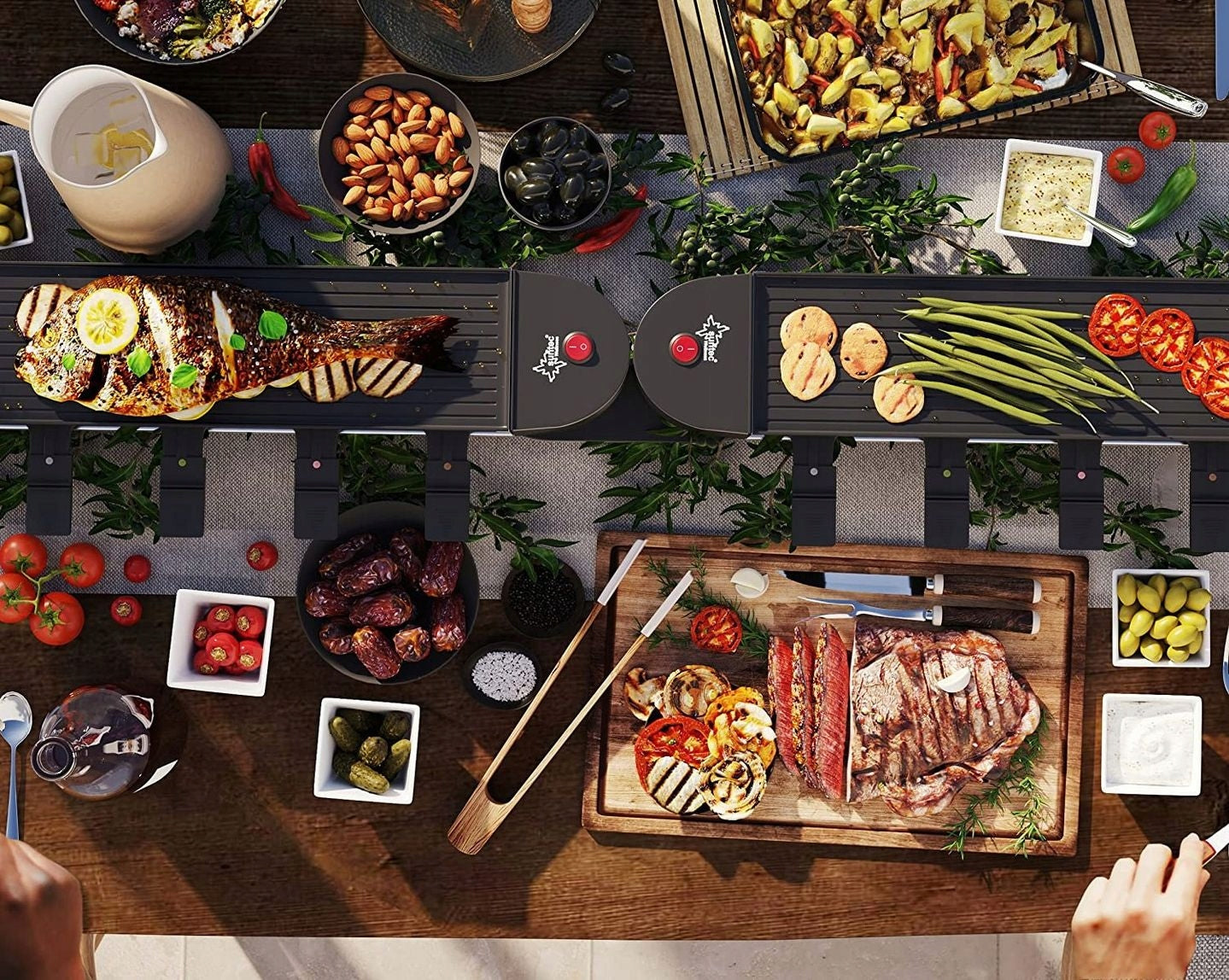 electric grill SUNTEC RAC-8151 RACLETTE 8 persons Model 28151