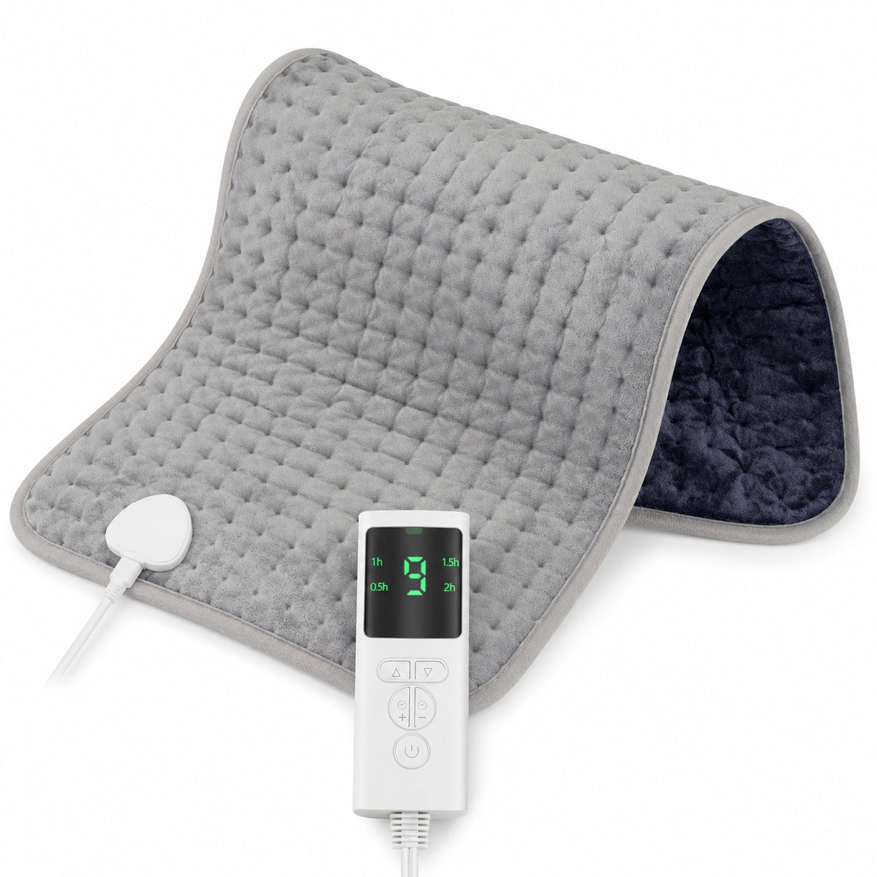 electric heating pad 60×30cm grey durable workmanship comfortable use