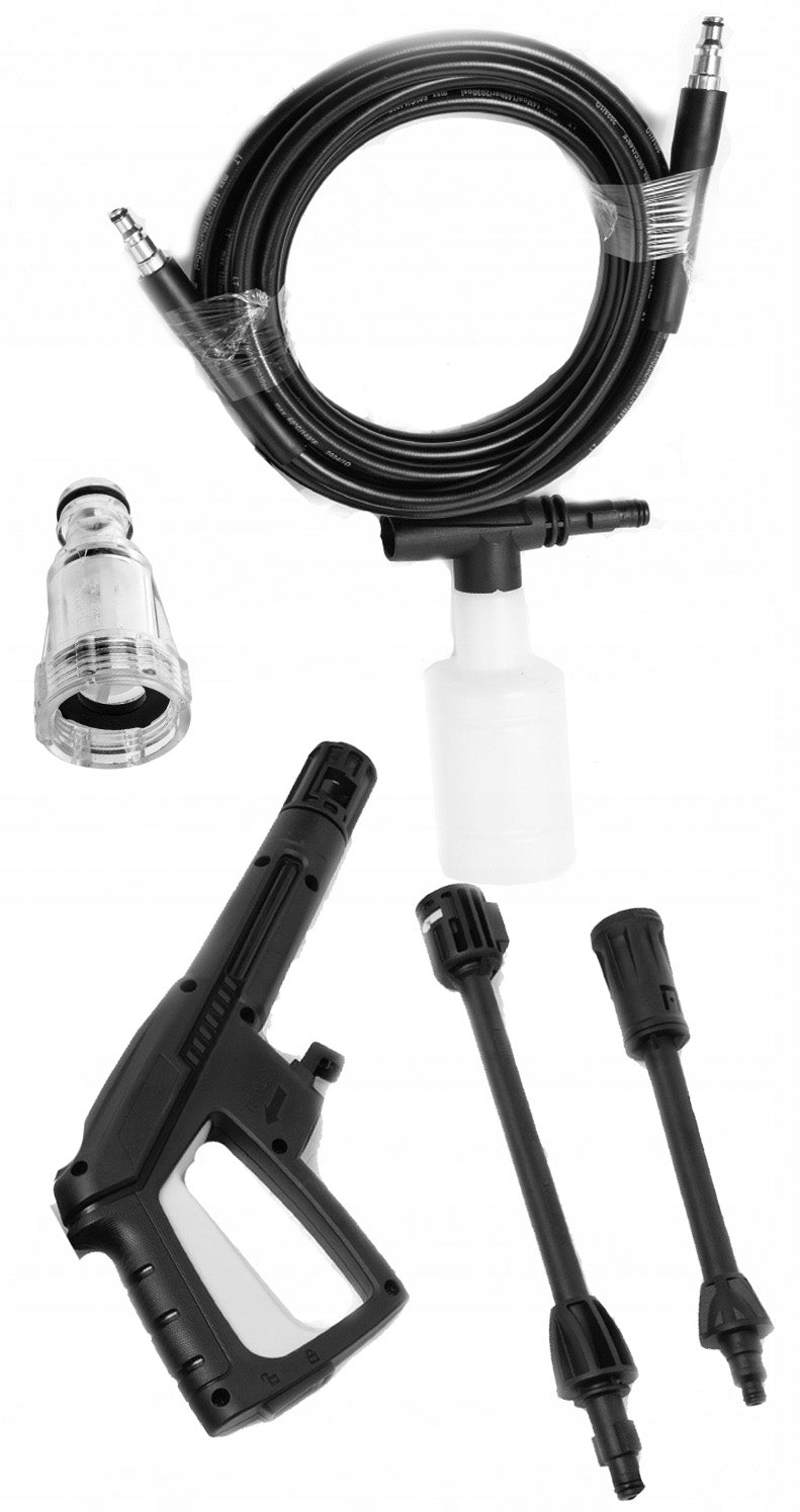 elektrická tlaková myčka 110 barů s příslušenstvím Riwall PRO REPW 110 SET Operating pressure 110 bar