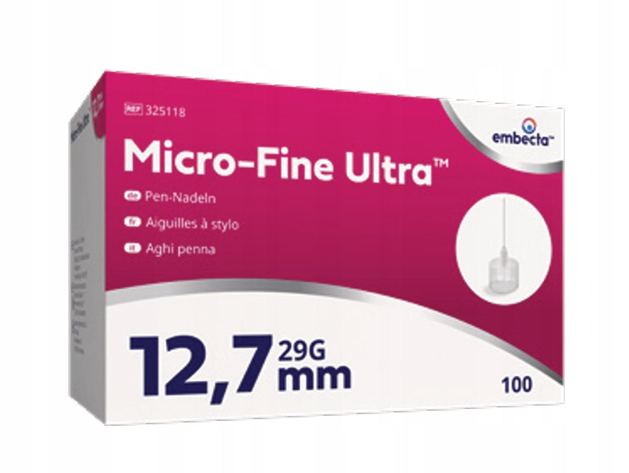 embecta Micro-Fine Ultra 29G - 0,33 x 12,7mm 100pcs