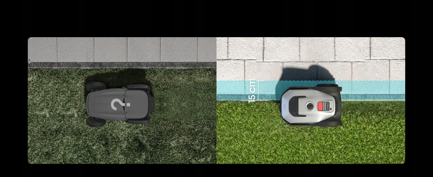 eufy C15 robotic mower, automatic mower with application, up to 500 m2, AI Mowing performance 500 m²
