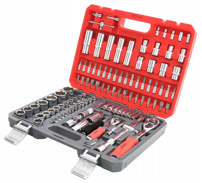 Raktu rinkinys 108 vnt. su Torx antgaliais ir 2 terkšlėmis