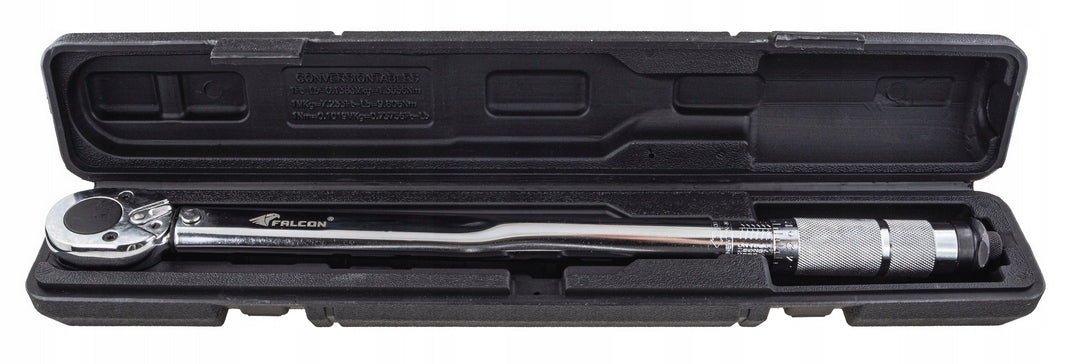 Veržliaraktis su dinamometru 1/2" 42–210 Nm, profesionalus, CR-V