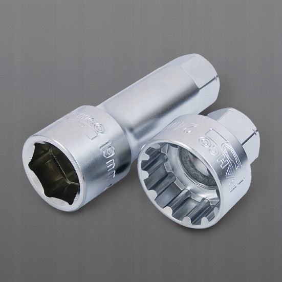 Įrankių rinkinys BAHCO S530T su terkšle ir galvutėmis 10–24 mm, 53 vnt.