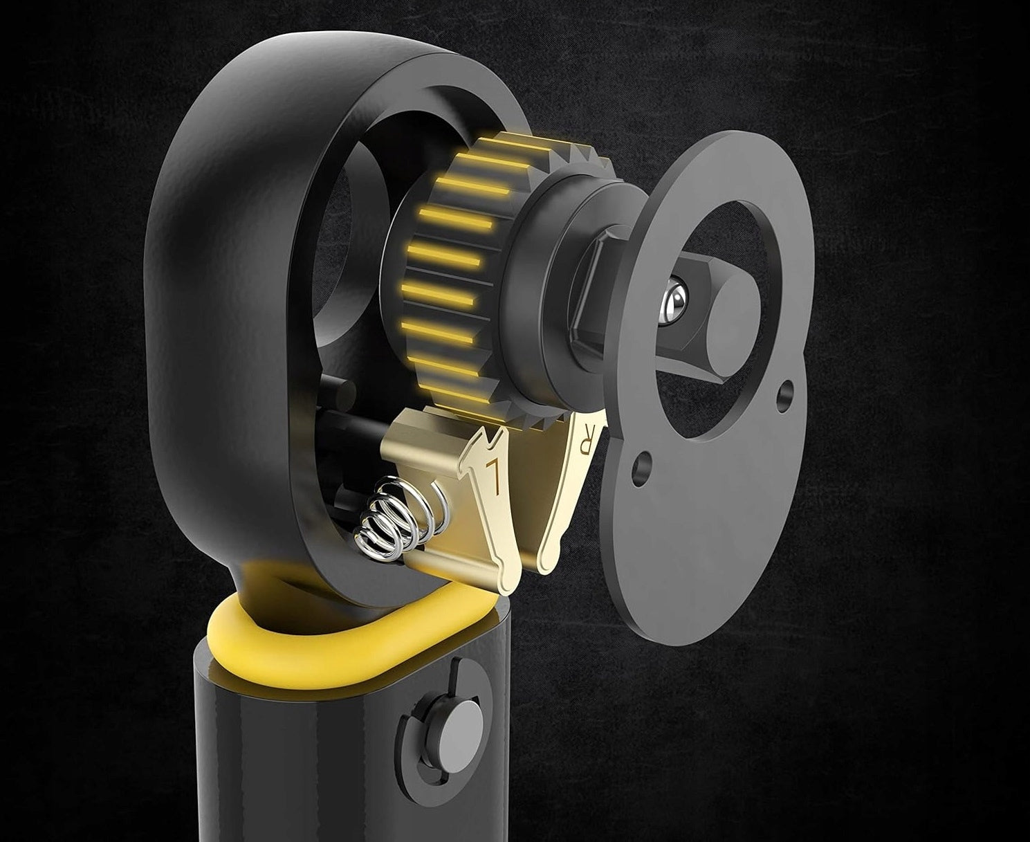 Veržliaraktis ratams su fiksatoriumi, 1/2", 10–60 Nm