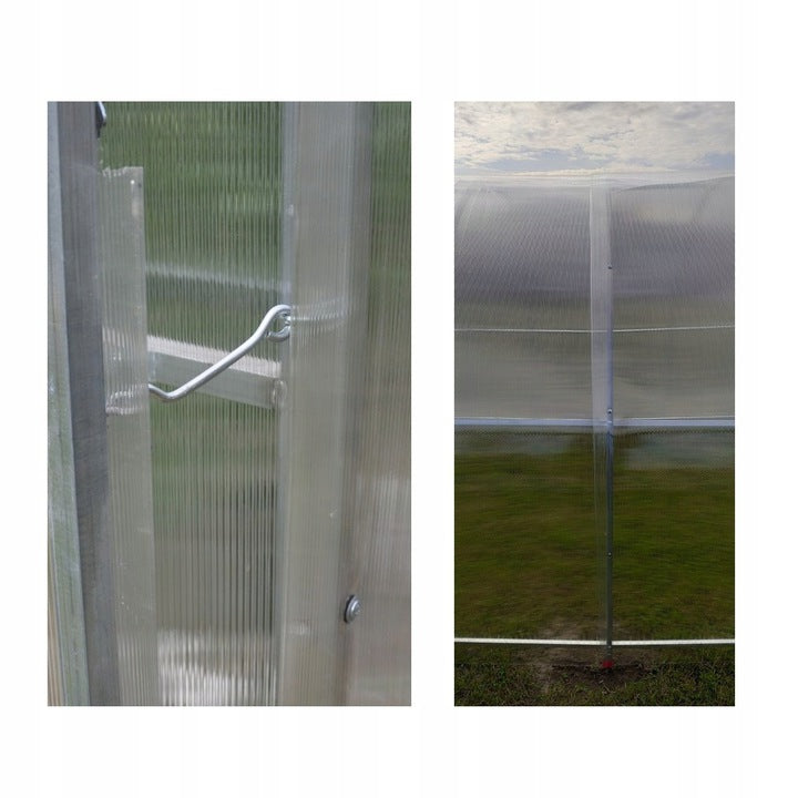 Sodo šiltnamis WOLA PRO, polikarbonatas 4 mm, 3x8 m, profiliai 20x40 mm