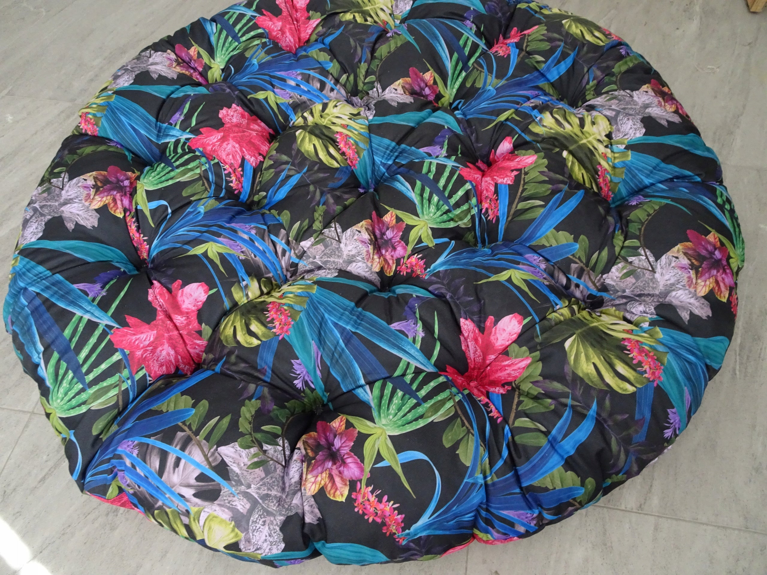 Krėslo pagalvė Papasan, rataninė, 110 cm, atspari vandeniui