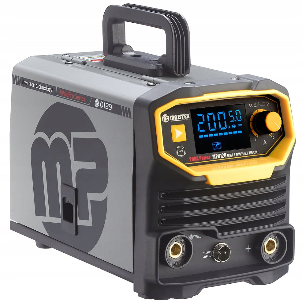 Suvirinimo inverteris MP Majster MP0129, MIG/FLUX/MMA, IGBT