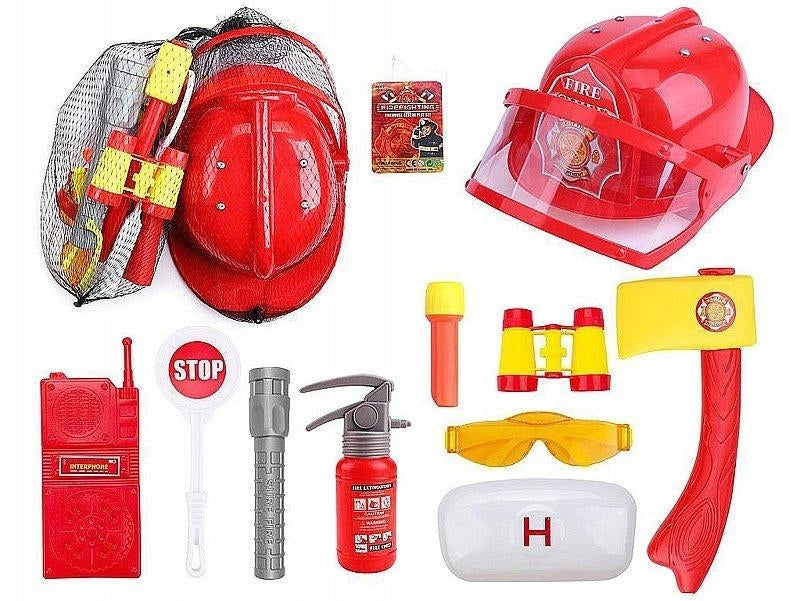 firefighter set, helmet