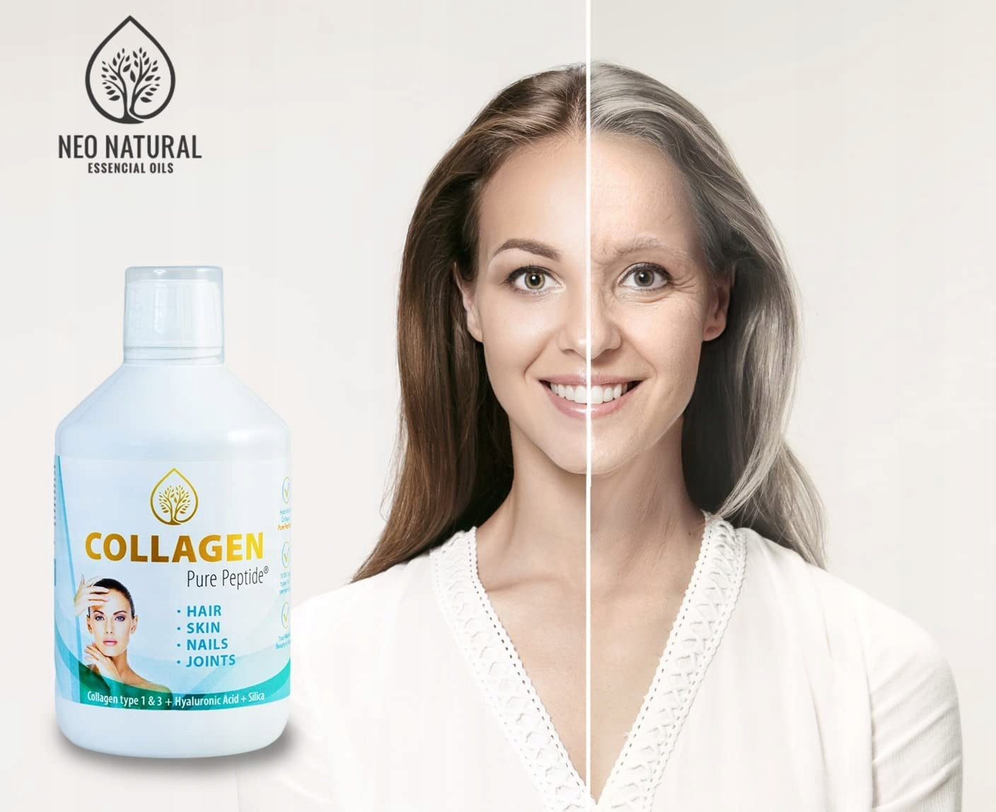 fish collagen 10000mg + hyaluronic acid + vitamin c Packaging status original