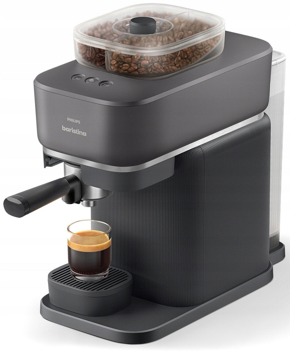 flask coffee maker PHILIPS Baristina BAR320/60 Black with grinder Dominant color black