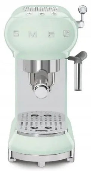 flask coffee maker SMEG ECF01PGEU Mint Retro 1350W Filter Milk frothing