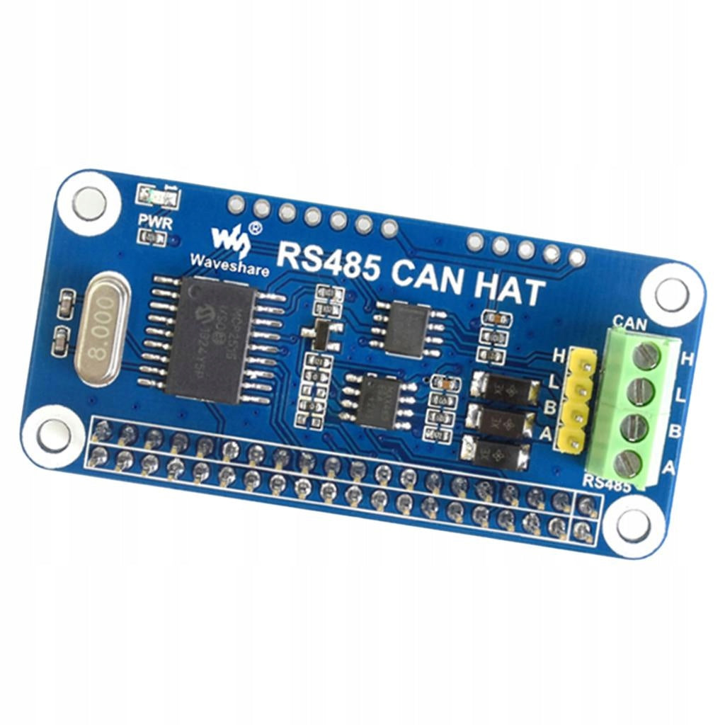 for Raspberry Pi RS485 CAN HAT UART Communication Module Extension Board