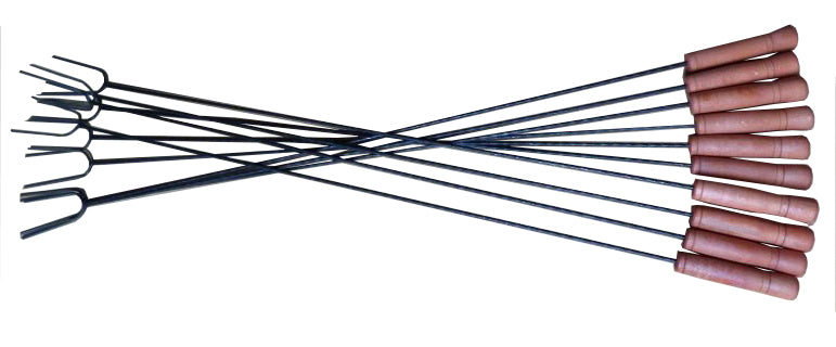 forks sticks 120cm for fireplace + supports 10pcs Manufacturer Bolt