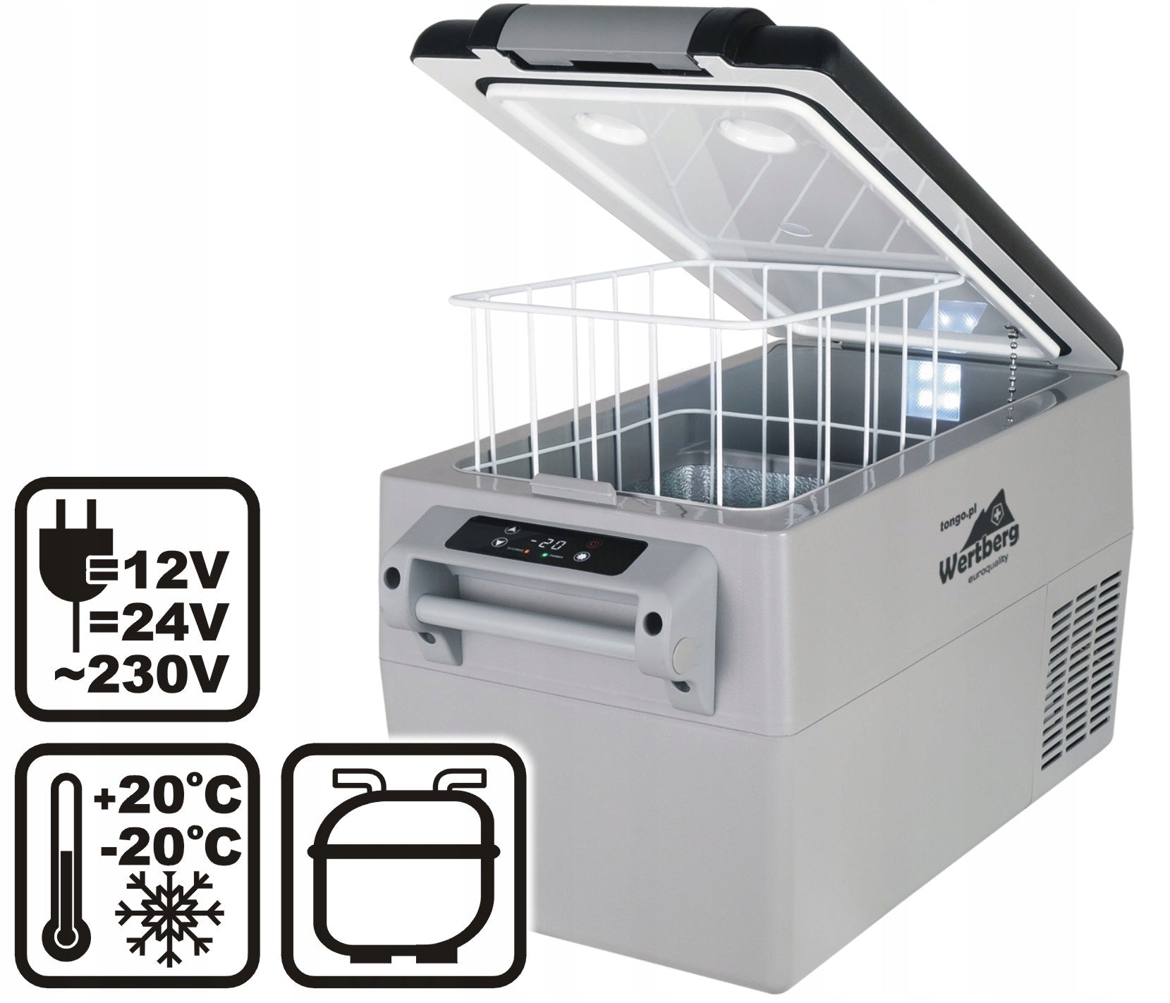 fridge freezer -20°C 12V/24V|230V bluetooth Tuya bag cool Packaging status original